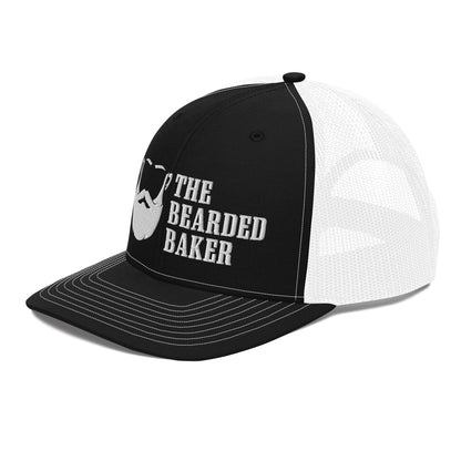 Bearded Baker Trucker Cap Light Logo