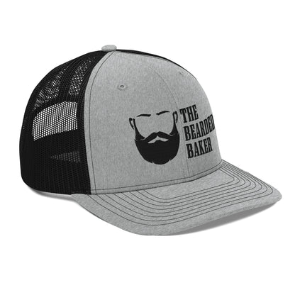 Bearded Baker Trucker Cap Dark Logo