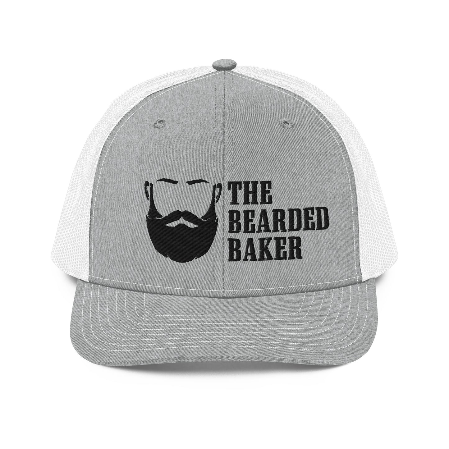 Bearded Baker Trucker Cap Dark Logo
